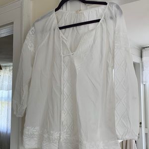 Boho peasant top- lightweight and breezy